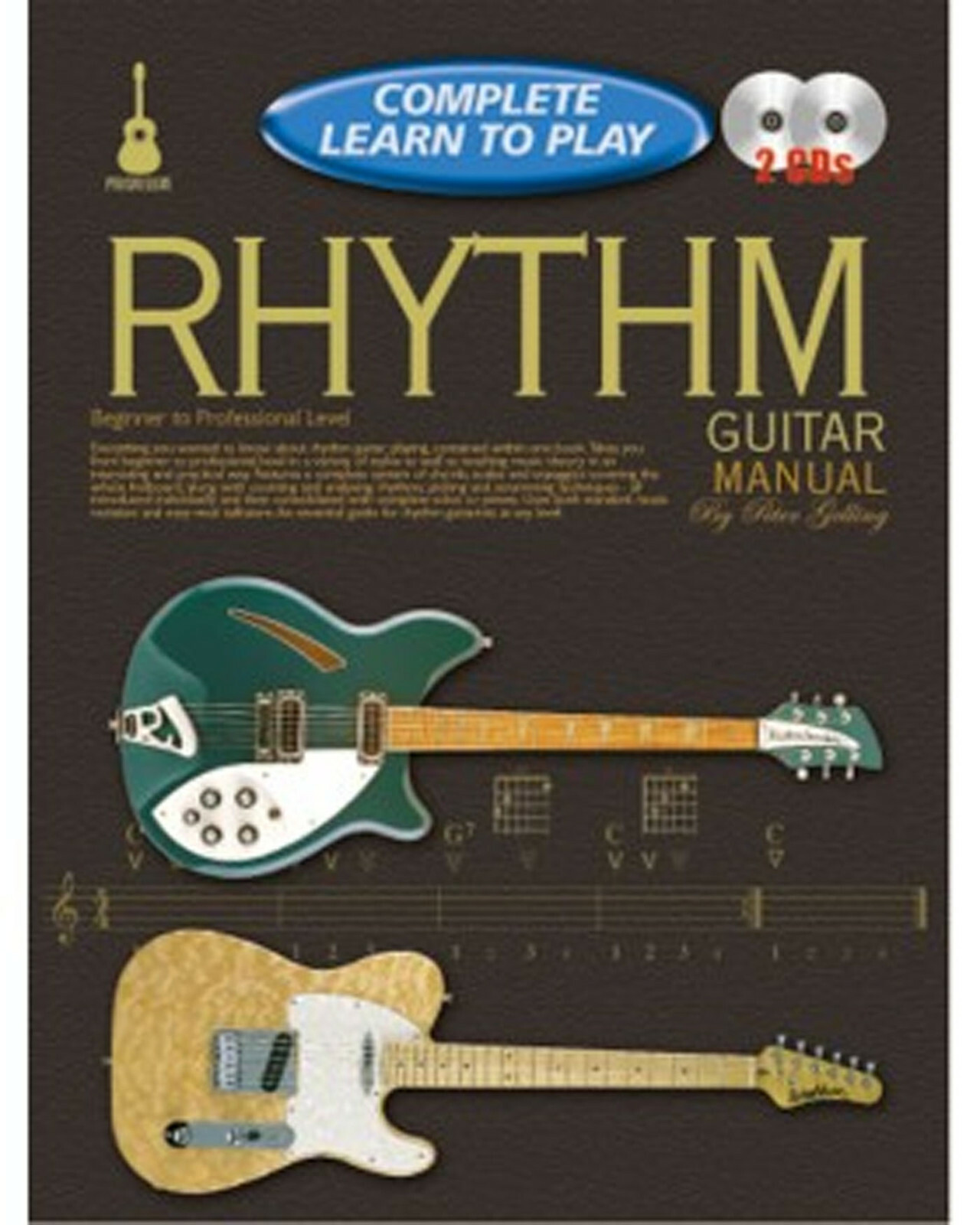 Learn to Play Guitar - Complete RHYTHM Guitar Manual - Music Tutor Book CDs - M9