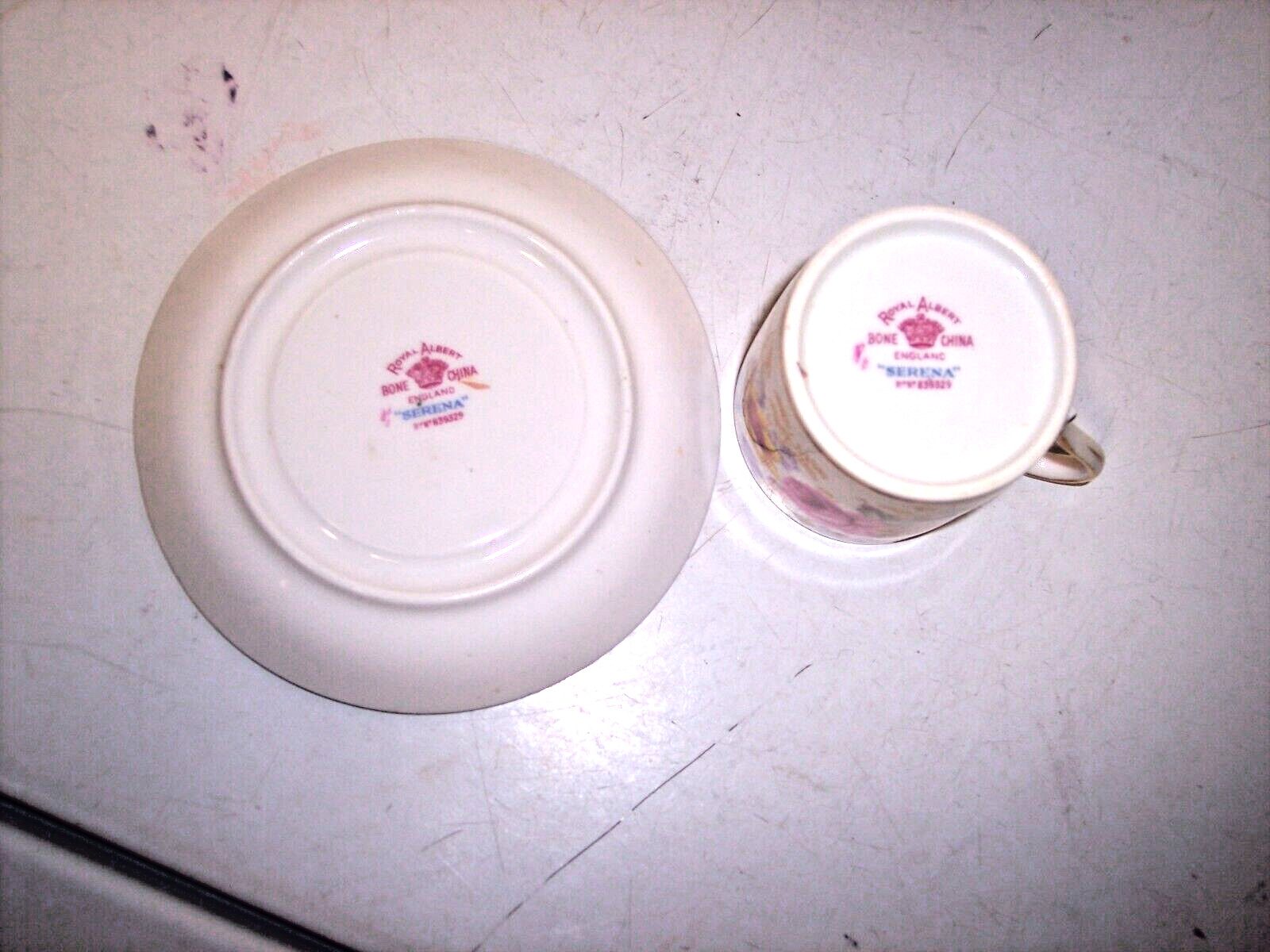 Royal Albert Bone China Small Teacup & Saucer "Serena"  England