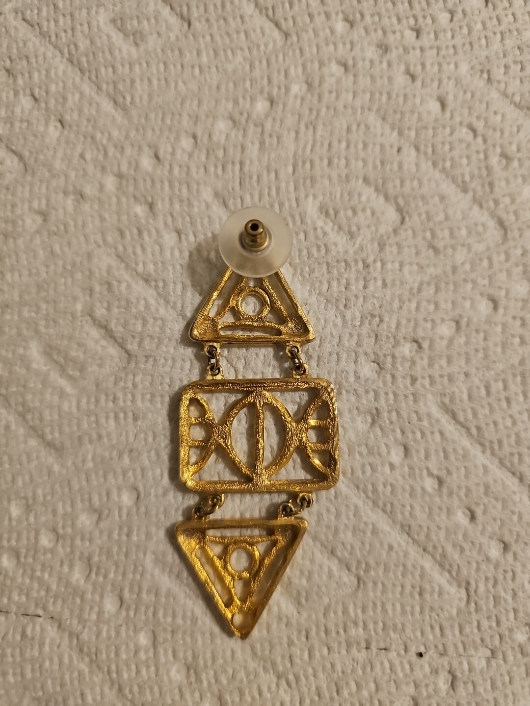 One Triangular Trinity Earring - image 2