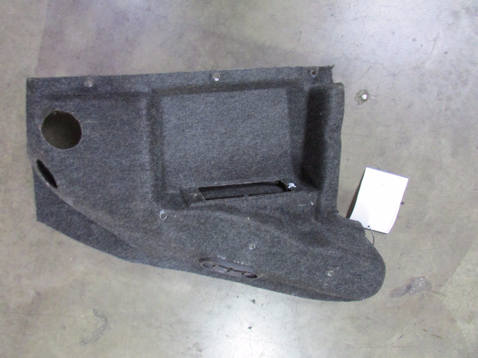 Ferrari 360, RH, Right Front Trunk Carpet Panel w/ CD Opening, Used P/N 65301500