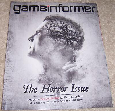 Game Informer Video Game Magazine October 2014 The Horror Issue Evil Within 
