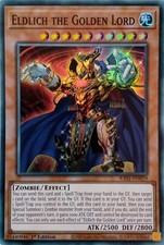 RA01-EN019 ELDLICH THE GOLDEN LORD SUPER RARE 1ST EDITION YuGiOh CARD