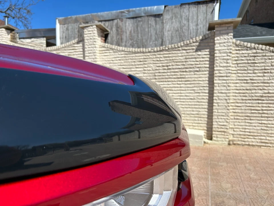 Cinta protectora de capó protector contra insectos en deflector ahumado para Ford Taurus 2013-2017 Foto 3 de 4