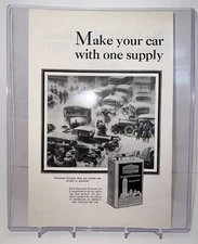Vintage Original 1928 Everyday Prestone Anti Freeze Antique cars Print Ad