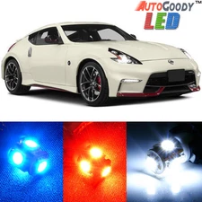 9 x Premium Xenon White LED Light Interior Package Kit for Nissan 370Z + Tool