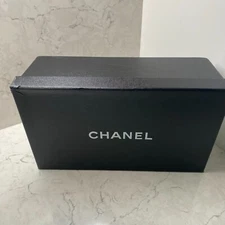 Chanel Black Cardboard Rectangular Shoes Empty Box - L 11.7" x W 7" x H 3.7"