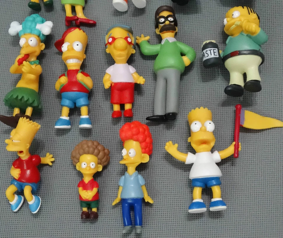 LOT OF 14 The Simpsons FIGURE 2.5"-5" HIGH LOOSE #L9D - Image 3 of 3