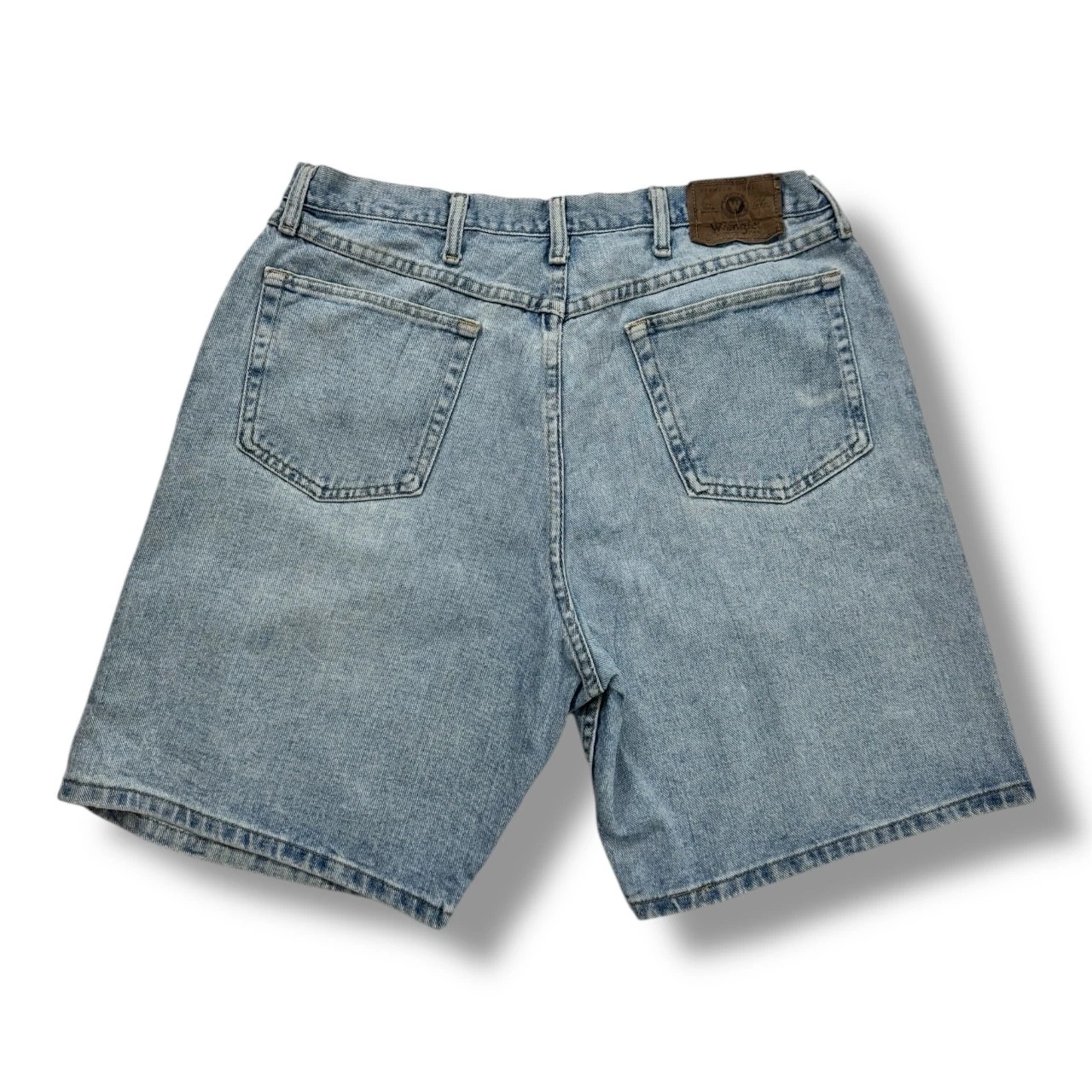Men's Wrangler Chino Denim Cotton Jean Shorts Size 36