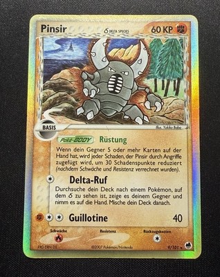 Pinsir - DF9/101 | Delta Species | Reverse Holo | Deutsch