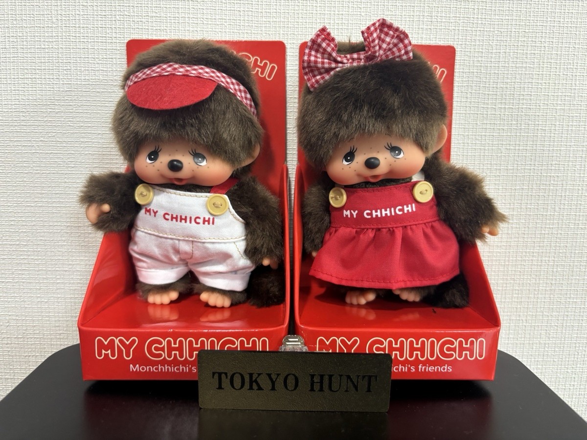 My Chhichi Revival Monchhichi Boy & Girl SET Sekiguchi Both