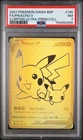 Pokemon TCG Gold Pikachu V 25th Anniversary PROMO SWSH145 Celebrations PSA 7