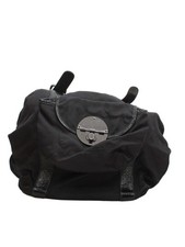 Mimco Women's Bag Black Nylon with Faux Leather Backpack
