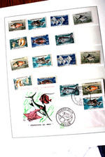 poissons ,1960, Mali, neufs ,oblitérés, 5 FDC