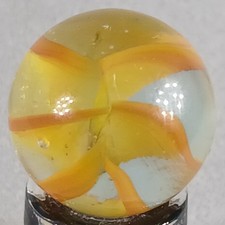 Vintage Vitro Hybrid Cat's Eye Marble .61 Inches Near-Mint Condition