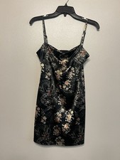 Urban Outfitters Women's Mini Dress Black Dragon Print Tank Dress Size Medium