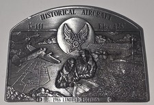 Historical Aircraft Minter Field Air Museum 1986 13 Of 3500 Belt Buckle T-141