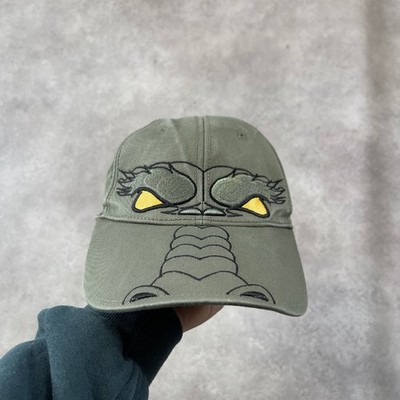 No Boundaries Baseball Cap Herren Einheitsgröße Monster bestickt Klettverschluss, grün