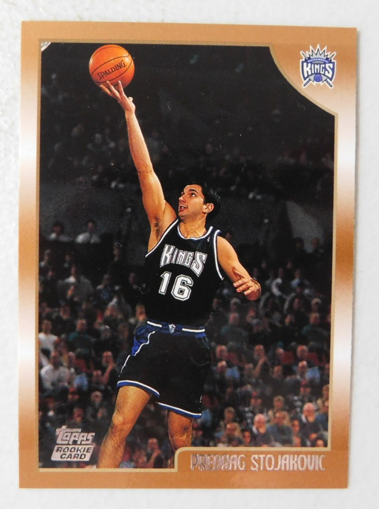 1998-99 TOPPS PREDRAG STOJAKOVIC ROOKIE CARD #201 SACRAMENTO KINGS (item#H15)