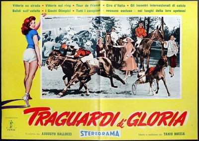 CINEMA-fotobusta TRAGUARDI DI GLORIA - BOCCIA; POLO