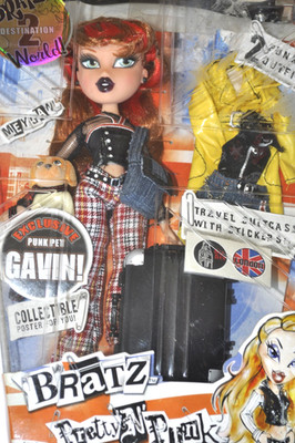 Bratz G1 Pretty'n'Punk Meygan coole Modepuppe - London inspiriert - 2005 MGA - versiegelt
