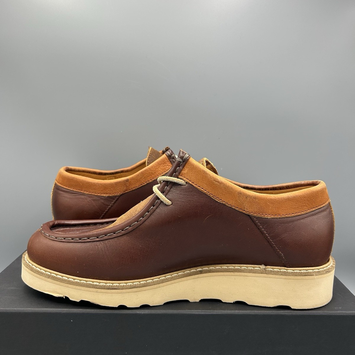 Paul Smith Rees Tan Brown Leather Casual Moccasin Shoes UK EU 40