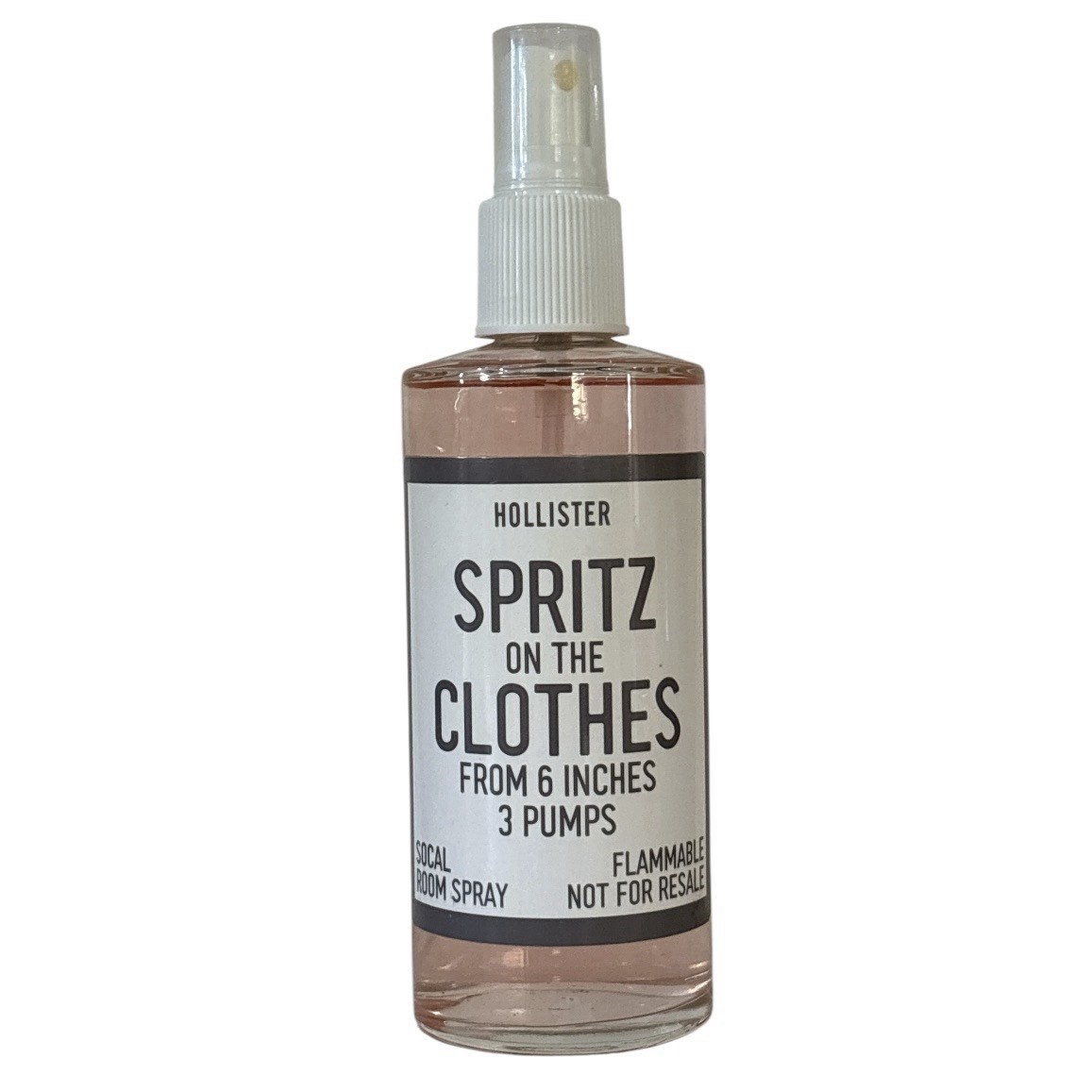Hollister SoCal Store Spray 8oz Spritz Clothes Rare Y2K New Glass