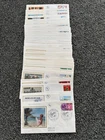 Job Lot of 48 France First Day Covers & Covers FDC's 1975 - 1990 Lot #P56