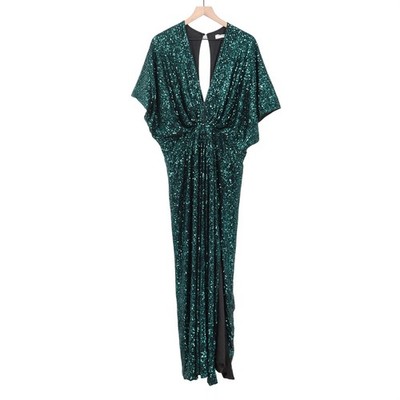 emerald green dress showpo Dangerous Woman Maxi Dress