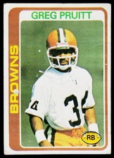Greg Pruitt, 1978 Topps, #245, Cleveland Browns,