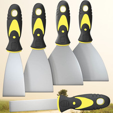 1 Set Stainless Steel Putty Knife Scraper Paint Tool 2/3/4/5 Inch - NEW