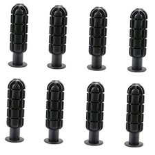 8pcs Plastic Foosball Handles Table Football Grip Part Replacements Foosball