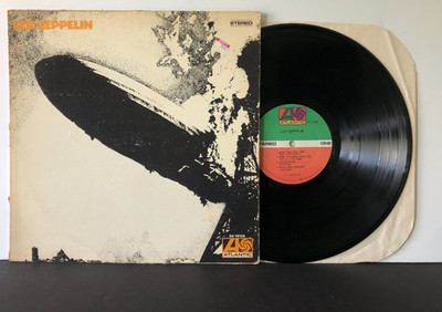 LED ZEPPELIN Self-Titled Debut 1977 Atlantic Specialty Pressing VG/VG+