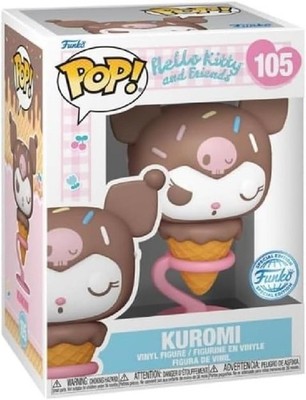Figurine Funko Pop Sanrio Hello Kitty and Friends Kuromi Ice Cream Cone
