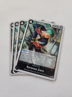 One Piece X4 Roronoa Zoro (095) OP10-095 Royal Blood Foil English