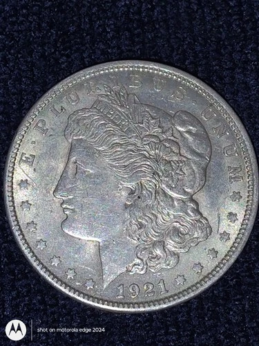 1921 P Morgan Silver Dollar 90% Silver Original XF-AU Last Year of Mintage !