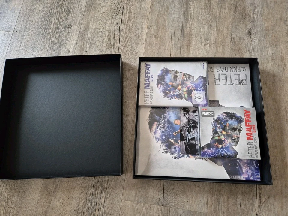 Peter Maffay Wenn das so ist Live 3x LP, DVD 4 CD Autogramm Inhalt NEU in Folie - Bild 2 von 4