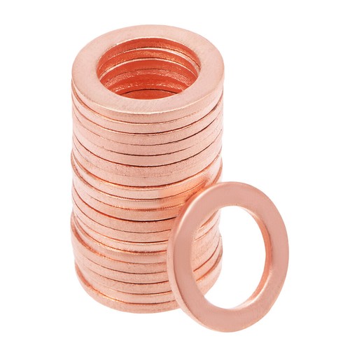 20Pcs 12mm x 18mm x 1.5mm Copper Flat Washer for Screw Bolt - Bild 1 von 3
