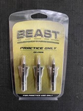 BEAST Broadheads Practice Tips 100gr 3 Pack BRAND NEW