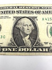 One Dollar Note United States of America series 1999 A41592753C