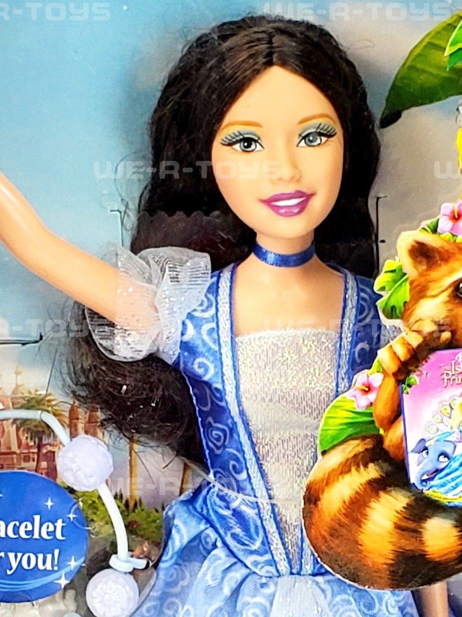 barbie as the island princess dress Brunette with Blue Doll 2007 Mattel NEW Barbie as The Island Princess