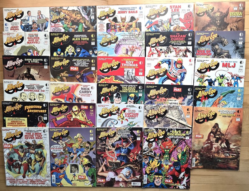 Huge ALTER EGO Magazine Lot 0f 29 Issues, #56-84 Assorted, TwoMorrows - Comics!