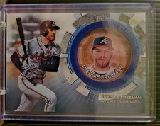 2020 Topps Update #TBC-FF Freddie Freeman Baseball Coin Relic Braves