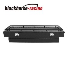 70"X20"X15" Storage Tool box + Lock Heavy Duty 5 Bar Tread Truck Pickup Aluminum