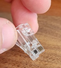 CAT6 RJ45 Pass Through Connectors - 10 Pack
