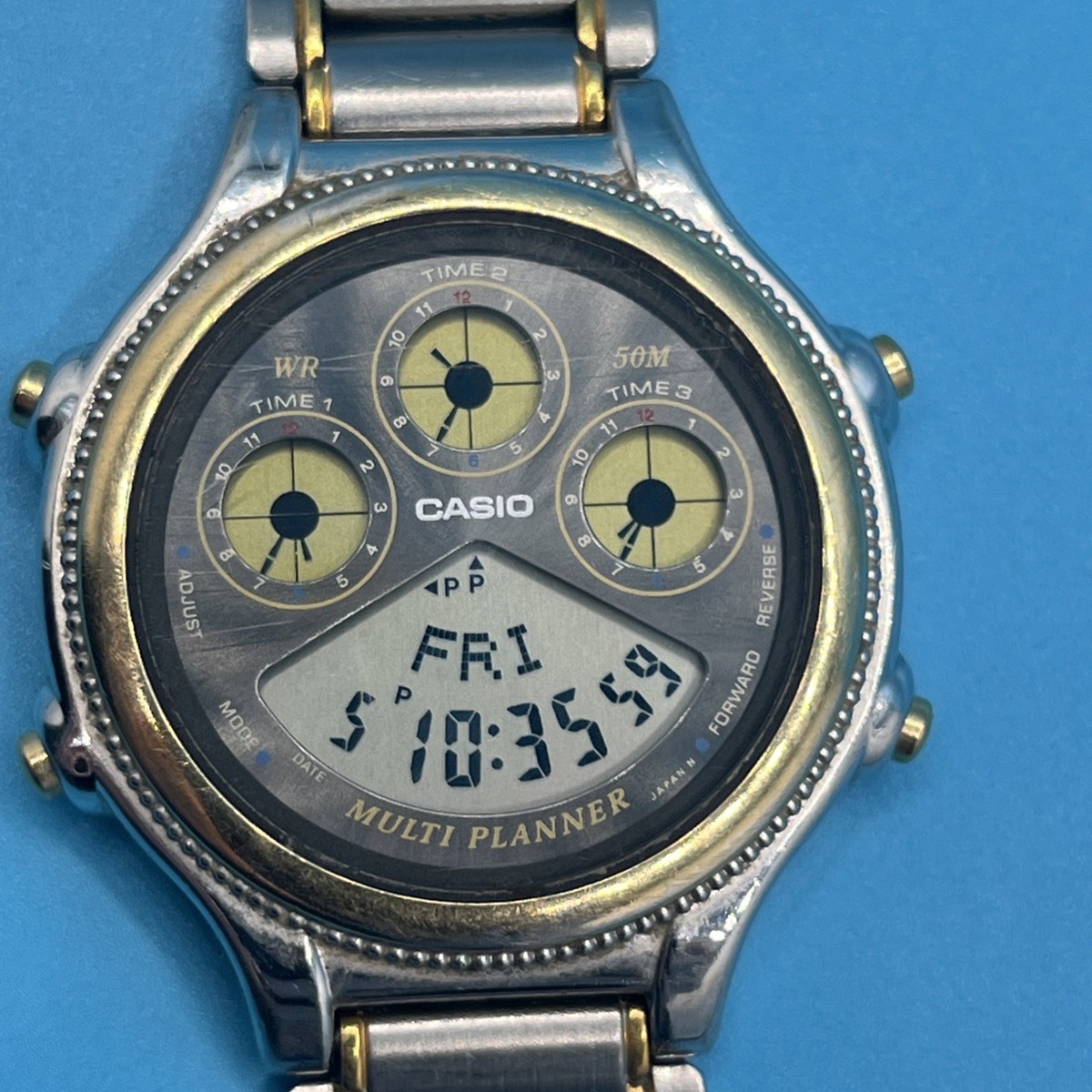 時計 CASIO BGP-260 MULTI PLANNER RARE Casio Vintage Digital Watch Multi Planner MINT 931 Bgp