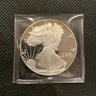 1986-S U.S. AMERICAN SILVER EAGLE PROOF DOLLAR - DEEP CAMEO!