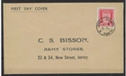 Jersey 1941 1d Arms FDC
