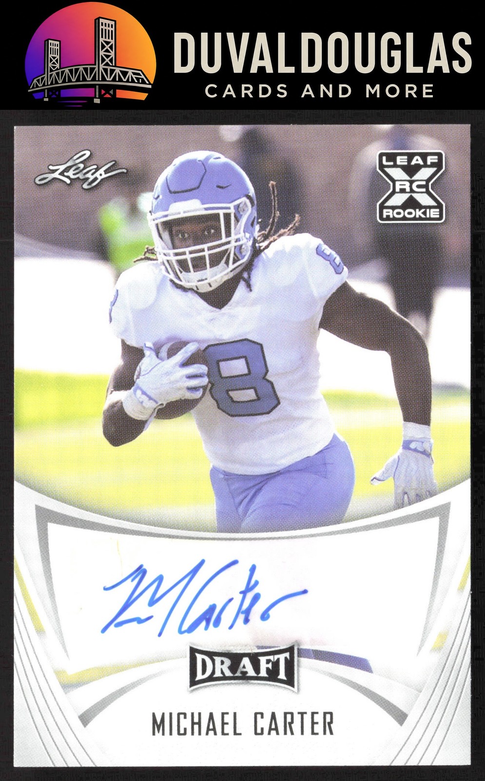 Michael Carter Leaf Metal Draft Autographs #BAMC1 Base