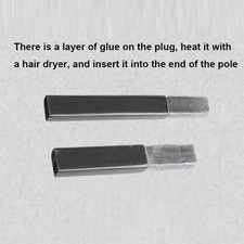 Hockey Stick Extension Rod Practical Replacement Carbon Fiber Parts Hockey Plug