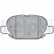 Satz Bremsbeläge Bremsklötze hinten für Fiat Panda 312 | 24130730